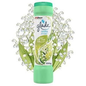 Neutralizator de miros pentru covoare, pudra, shake n'vac lilly of the valley, glade, 500 g thumb 2 - 1001cosmetice.ro