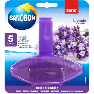 Odorizant toaleta SANOBON 5in1 cu miros de lavanda, Sano, 55 g
