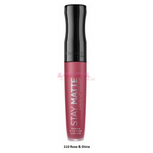 Rimmel london stay matte liquid lip colour gloss de buze mat rezistent thumb 3 - 1001cosmetice.ro