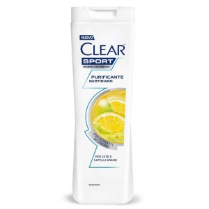 Sampon &amp; balsam, clear | Sampon antimatreata cu extract de lamaie, pentru par gras, clear sport purificante, 225 ml | 1001cosmetice.ro