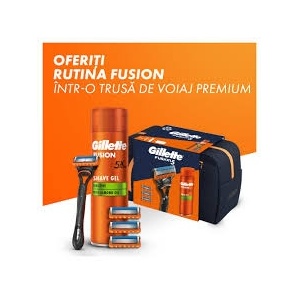 [Set cadou pro glide: aparat de ras + 3 lama rezerva + gel de ras fusion sensitive, 200 ml + geanta voiaj, gillette - 1001cosmetice.ro] [8]