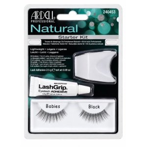 Gene false | Set gene false babies black + aplicator + adeziv de gene, natural starter kit, ardell | 1001cosmetice.ro