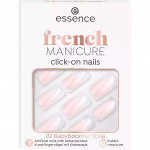 Unghii false cu lipici, french manicure click-on, babyboomer style 02, essence thumb 1 - 1001cosmetice.ro