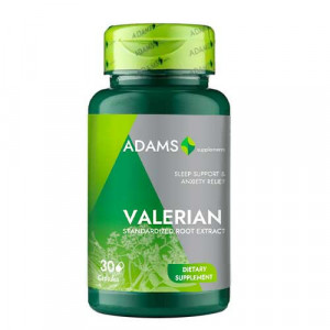 Valeriana pulbere, supliment alimentar 300 mg, adams thumb 2 - 1001cosmetice.ro