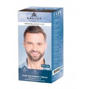 Vopsea de par pentru barbati, Kallos Glow, 70 Blond Mediu, 60 ml