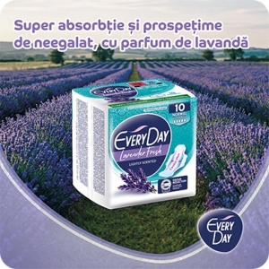 [Absorbante normal ultra plus, lavender fresh, everyday, 10 bucati  - 1001cosmetice.ro] [10]