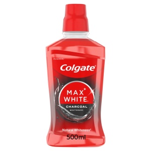 Igiena orala, colgate | Apa de gura max white charcoal, colgate, 500 ml | 1001cosmetice.ro