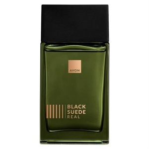 Apa de toaleta pentru barbati Black Suede Real Avon, 100 ml