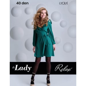 Ciorapi lycra 40 DEN Lady Relax Culoare Negru, Lucydan