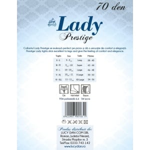 [Ciorapi poliamida 70 den lady prestige culoarea piciorului, lucydan - 1001cosmetice.ro] [2]