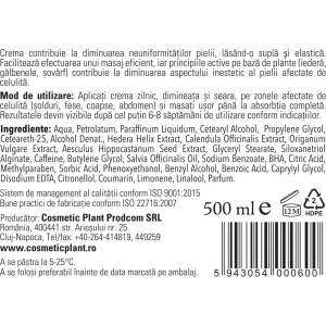 [Crema anticelulitica cu extract de galbenele, cosmetic plant, 500 ml - 1001cosmetice.ro] [2]