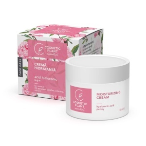 Crema hidratanta cu acid hialuronic & bujor Cosmetic Plant, 50 ml