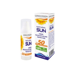 Corp, gerocossen | Crema protectie solara pentru fata spf 50 gerocossen natural sun, 30 ml | 1001cosmetice.ro