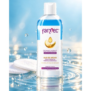 [Demachiant bifazic pentru ochi si buze, cu ulei de argan, farmec, 150 ml - 1001cosmetice.ro] [2]
