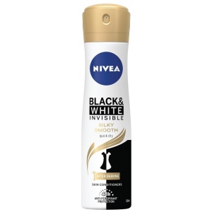 Deodorant anti-perspirant Spray 72H Black White Invisible Silky Smooth, Nivea