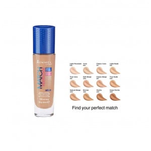 [Fond de ten match perfection spf 20 classic ivory 101 rimmel london, 30 ml - 1001cosmetice.ro] [2]