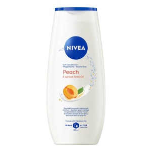 Gel de dus | Gel de dus peach & apricot seed oil, nivea, 250 ml | 1001cosmetice.ro