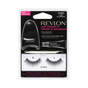 Ochi, revlon | Gene false tip banda 91263 + aplicator + adeziv, starter kit, revlon | 1001cosmetice.ro