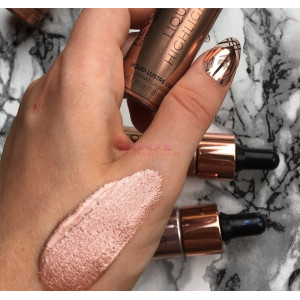 Makeup revolution liquid highlighter iluminator lustre gold thumb 3 - 1001cosmetice.ro