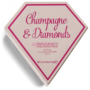 Makeup revolution triple baked highlighter champagne & diamonds thumb 4 - 1001cosmetice.ro