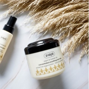 [Masca pentru netezirea parului cu ulei de argan si tsubaki, ziaja, 200 ml - 1001cosmetice.ro] [2]
