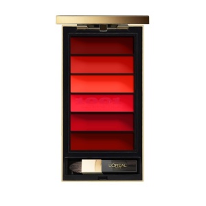 Buze | Paleta cu 6 nuante de ruj de buze, color riche rouge 02, l'oreal | 1001cosmetice.ro