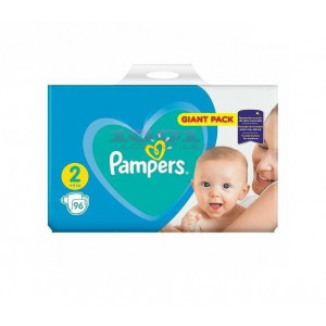 PAMPERS ACTIVE BABY SCUTECE COPII NR.2 GIANT PACK 96 BUCATI