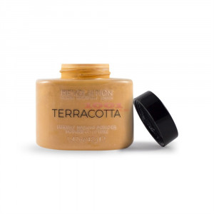 [Pudra pulbere matifianta pentru fixarea machiajului, baking loose powder makeup revolution, terracota, 35 g - 1001cosmetice.ro] [2]