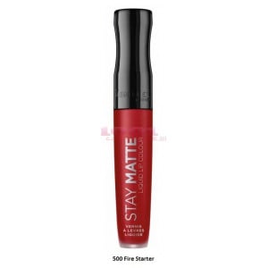 Rimmel london stay matte liquid lip colour gloss de buze mat rezistent thumb 4 - 1001cosmetice.ro