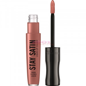 Rimmel london stay satin ruj de buze lichid 720 shoulder pads thumb 2 - 1001cosmetice.ro
