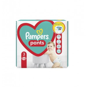 Scutece chilotei pentru copii, Baby Dry Pants Pampers, Nr.3, 6-11 Kg, pachet 29 bucati
