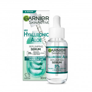Serum cu acid hialuronic Skin Naturals Hyaluronic Aloe pentru reumplerea tenului, Garnier, 30 ml