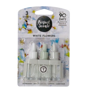 Set 3 rezerve White Flowers, Perfect Scents/Ambi Pur, 20 ml