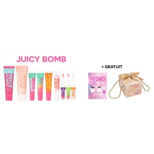 Gloss | Set 9 produse juicy bomb + hydro gel eye patches si cutie cadou gratuit | 1001cosmetice.ro