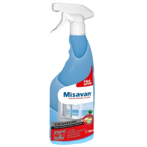Curatenie, misavan | Soluție curatare geamuri 4in1, misavan 750 ml | 1001cosmetice.ro
