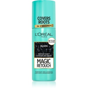 Spray instant pentru camuflarea rădăcinilor crescute BLACK MAGIC RETOUCH Loreal, 75 ml