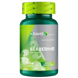 Suplimente Berberine pentru un stil de viata sanatos, Adams, 90 capsule