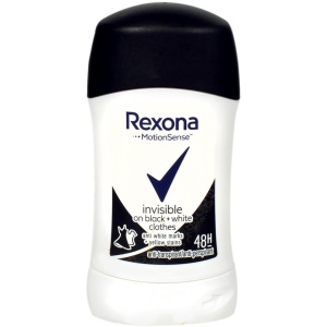 Antiperspirant deodorant Stick MotionSense, Invisible Black+White, Rexona Women, 50 ml