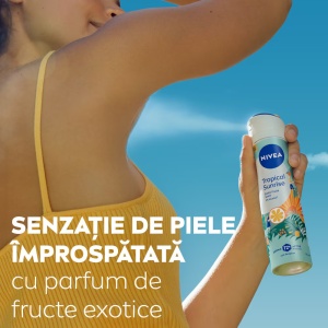 [Antiperspirant spray 72h, 0% alcool, tropical sunrise, nivea, 150 ml - 1001cosmetice.ro] [4]