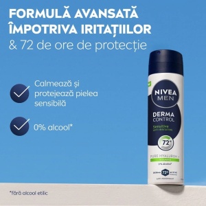 [Antiperspirant spray derma control sensitive, nivea men, 150 ml - 1001cosmetice.ro] [2]