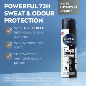 [Antiperspirant spray invisible black & white, original, nivea men - 1001cosmetice.ro] [5]