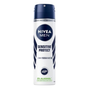 Spray &amp; stick barbati | Antiperspirant spray, sensitive protect, nivea men, 150 ml | 1001cosmetice.ro