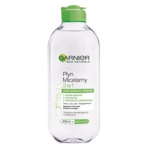 Apa micelara 3in1, pentru tenul Mixt/Gras, Garnier Skin Naturals, 400 ml