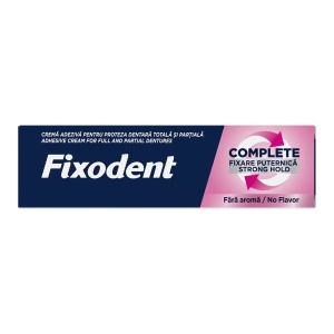 Cremă adezivă pentru proteză, fără aromă, Fixodent, 47g