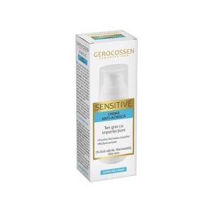 Crema anti-acneica Sensitive Gerocossen, 50 ml