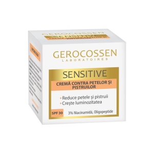 Creme fata, gerocossen | Crema contra petelor si pistruilor spf 30 sensitive gerocossen, 50 ml | 1001cosmetice.ro