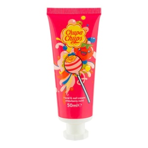 Crema de maini si unghii aroma Capsuni Chupa Chups, 50 ml