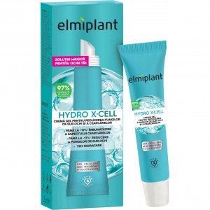 Crema gel pentru reducerea pungilor de sub ochi si a cearcanelor, Hydro X-Cell Elmiplant, 30 ml
