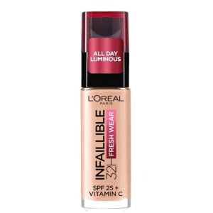 Față, loreal | Fond de ten rezistent la transfer l'oreal paris infaillible 24h fresh wear, warm dore 125, 30 ml | 1001cosmetice.ro