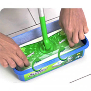 Kit de curatare dry + wet cu mop, 8 lavete uscate si 3 lavete umede, swiffer thumb 12 - 1001cosmetice.ro